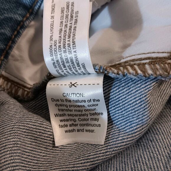NWT Universal Thread Size 12 Denim Maxi Skirt A-line High-rise Medium Wash - Picture 14 of 14